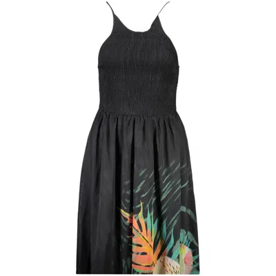Desigual Nero Polyester Womens Dress In Black