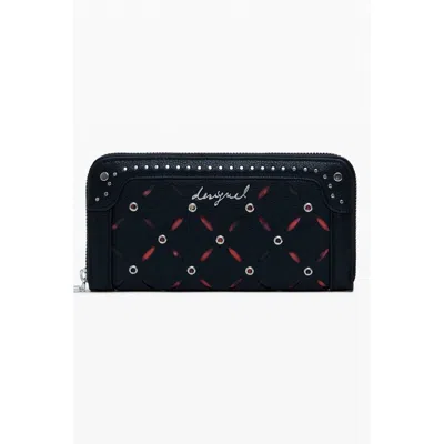 Desigual Nero Polyurethane Women Wallet In Black