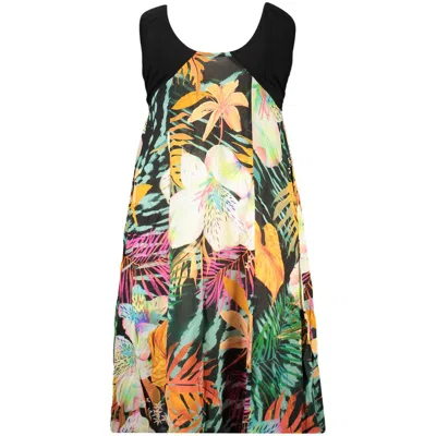 Desigual Nero Viscose Women's Dress In Multi