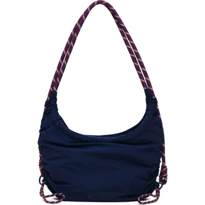 Desigual Nylon Shoulder Bag In Blue