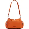 Desigual Nylon Shoulder Bag In Orange