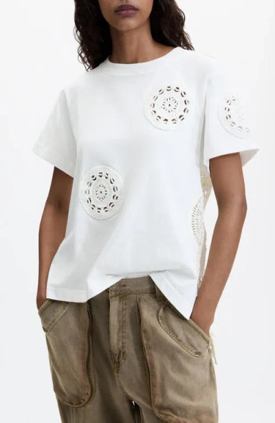 Desigual Open Stitch T-shirt In Multi
