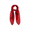 Desigual Orange Polyester Scarf In Red