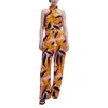 Desigual Floral Print Trousers In Multi