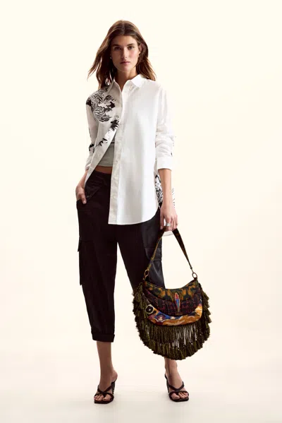 Desigual Orchid Shirt M. Christian Lacroix In White