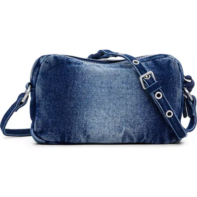 Desigual Others Denim Crossbody Bag In Gray