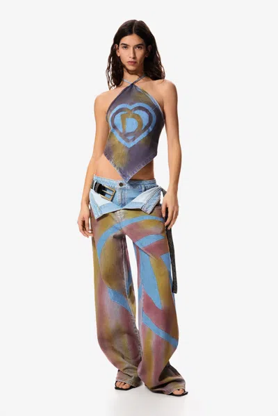 Desigual Oversized Trousers Masha Popova In Multi