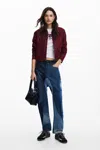 Desigual Patch Denim Pants In Blue