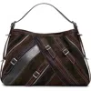 Desigual Patchwork Shoulder Bag In Brown