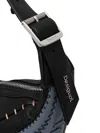 Desigual Patchwork Strap Tote Bag In Black