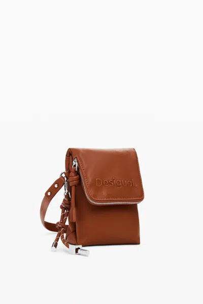 Desigual Phone Holder Wallet In Black