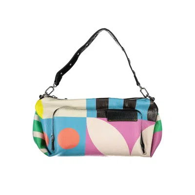 Desigual Pink Polyethylene Handbag In Multi