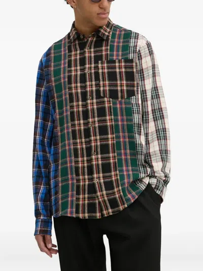 Desigual Plaid-pattern Shirt In Multi