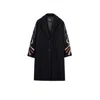 Desigual Black Polyester Coat In Black