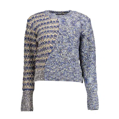Desigual Polyester Women's Sweater In Blue