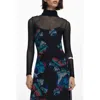 Desigual Polyester Women Women's Dress In Black