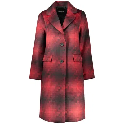 Desigual Polyester Womens Jacket In Red