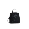 Desigual Mini Botanical Multi-position Backpack In Black