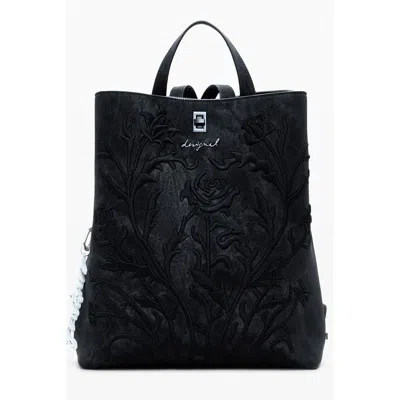 Desigual Polyethylene Women Women's Backpack In Black