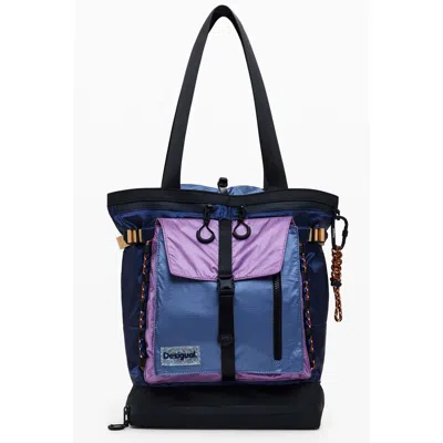 Desigual Polyethylene Women Women's Backpack In Blue