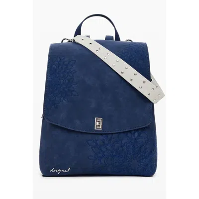 Desigual Polyethylene Women Women's Backpack In Blue