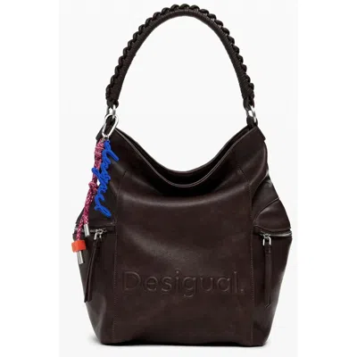 Desigual Polyethylene Women Women's Backpack In Brown