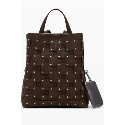 Desigual Polyethylene Women Women's Backpack In Brown