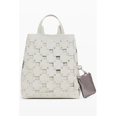 Desigual Polyethylene Women Women's Backpack In Sand