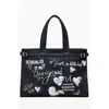 Desigual Faux Leather Tote In Black