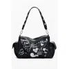 Desigual Faux Leather Shoulder Bag In Black