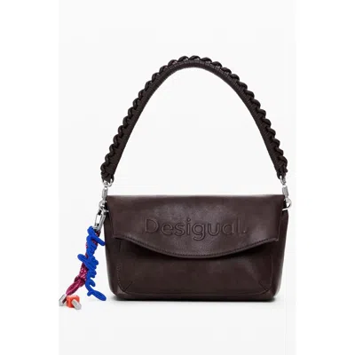 Desigual Polyethylene Women Women's Handbag In Brown
