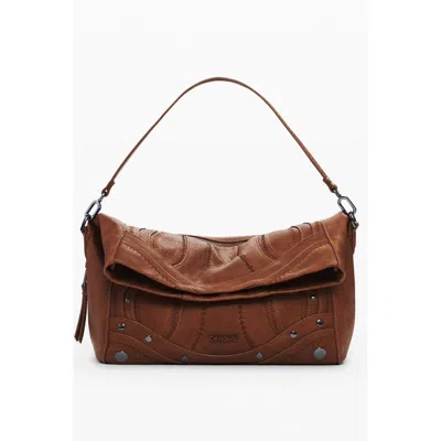 Desigual Polyethylene Women Women's Handbag In Brown