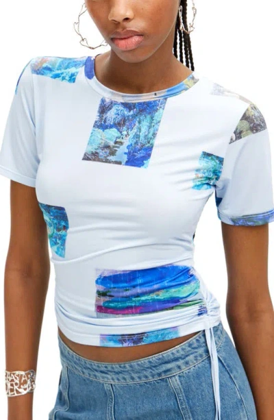 Desigual T-shirt In Blue