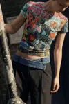 Desigual Printed Cat T-shirt In Multi