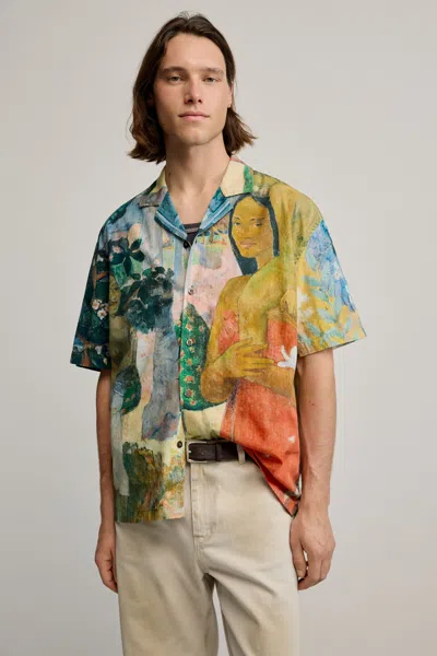 Desigual Printed Gaugin Shirt In Multi