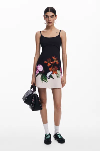 DESIGUAL PRINTED MINI DRESS