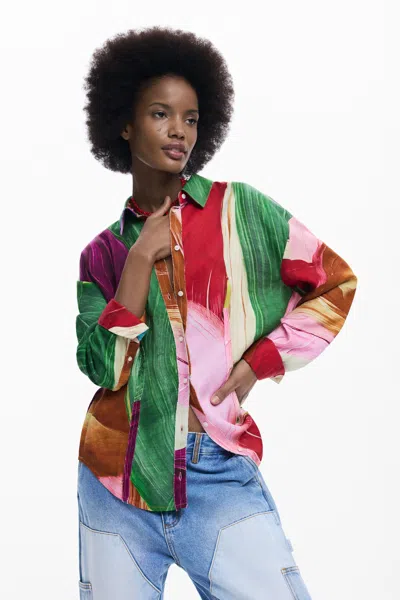 Desigual Printed Shirt In Multi