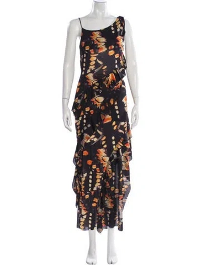 Pre-owned Desigual Printed Skirt Set In Purple