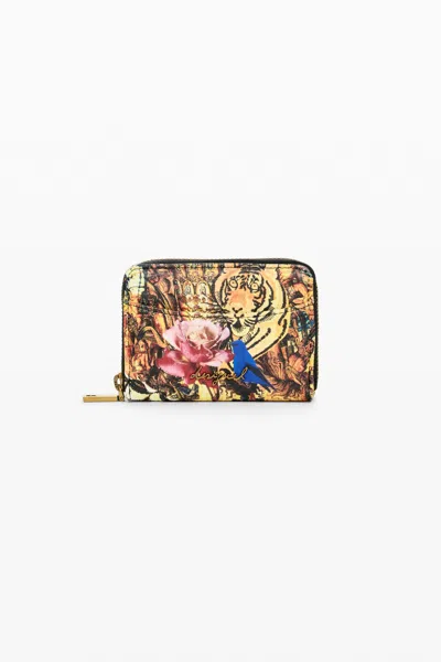 Desigual Printed Wallet M C Lacroix In Brown