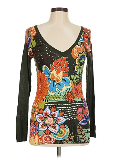 Pre-owned Desigual Pullover Sweater In Black