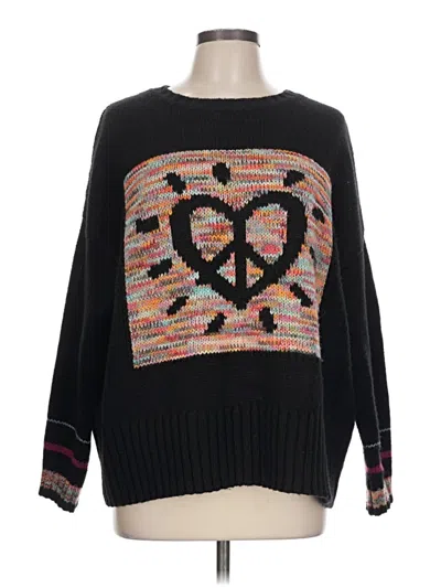 Pre-owned Desigual Pullover Sweater In Black