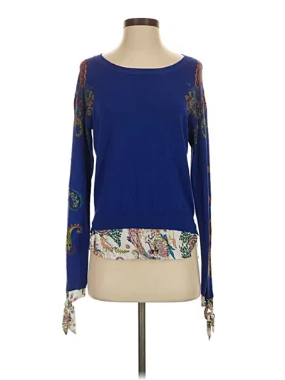 Pre-owned Desigual Pullover Sweater In Blue