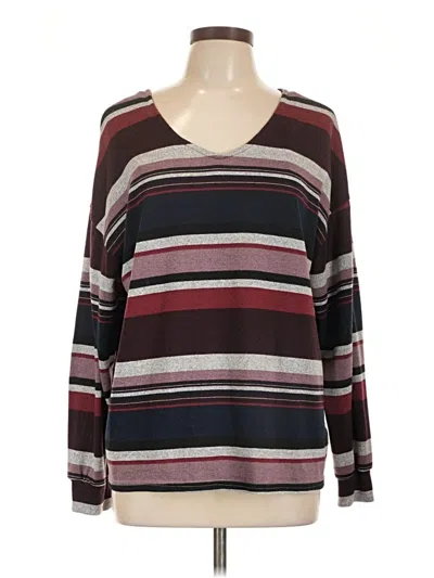 Pre-owned Desigual Pullover Sweater In Burgundy