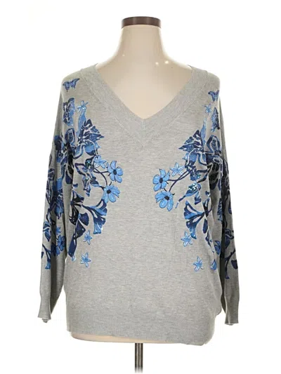 Pre-owned Desigual Pullover Sweater In Silver