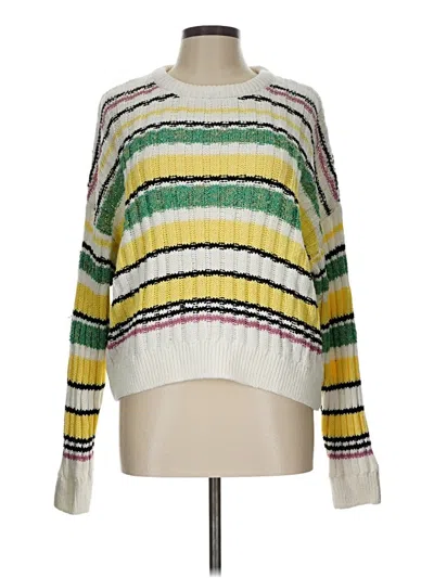 Pre-owned Desigual Pullover Sweater In Yellow