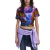 Desigual Abstract Print T-shirt In Multi