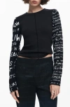 Desigual T-shirt In Black