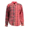 Desigual Red Cotton Shirt In Red