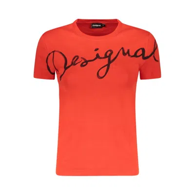 Desigual Red Cotton Women T-shirt