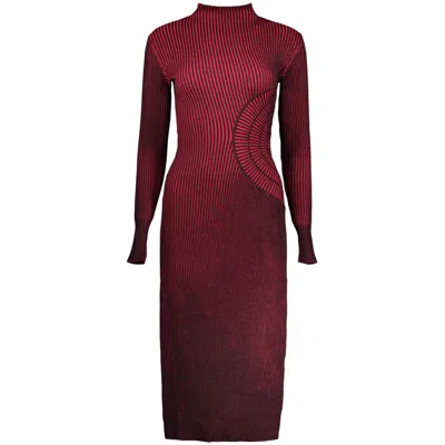 Desigual Red Polyester Casual Dress